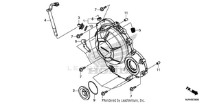 Right Crankcase Cover Schematic