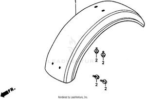 Rear Fender Schematic