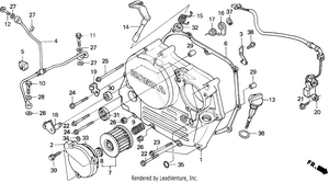 Right Crankcase Cover Schematic