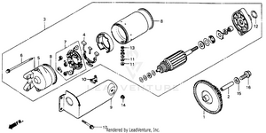 Starting Motor Schematic