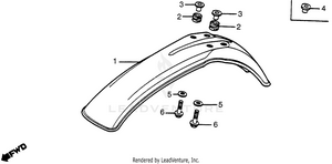 Front Fender Schematic