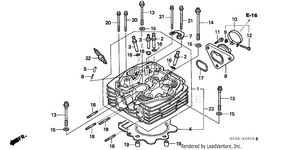 Cylinder Head Schematic