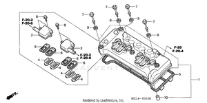 Cylinder Head Cover Schematic
