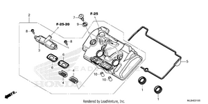 Cylinder Head Cover Schematic