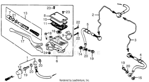 Front Brake Master Cylinder Schematic