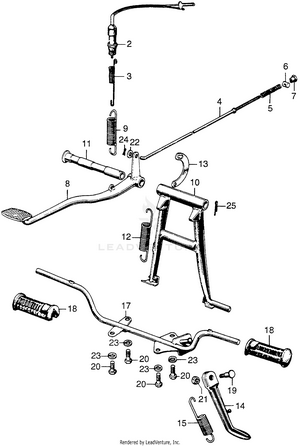 Main Stand + Side Stand Schematic