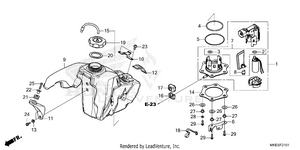 Fuel Tank (crf450rx) Schematic