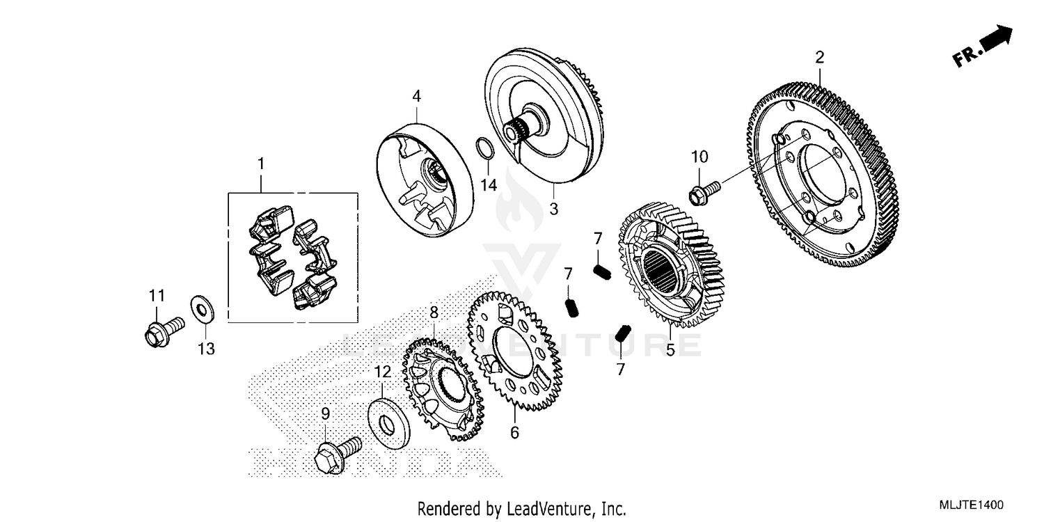 PRIMARY DRIVE GEAR