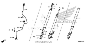 Front Fork Schematic