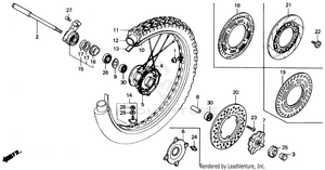 Front Wheel Schematic