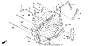 Right Crankcase Cover Schematic