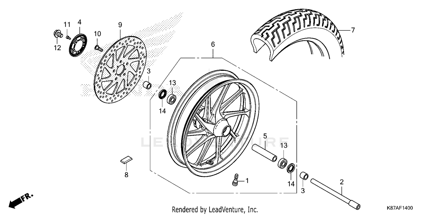 FRONT WHEEL
