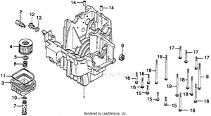 Lower Crankcase Schematic