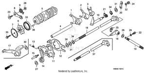 Gearshift Drum ('03-) Schematic