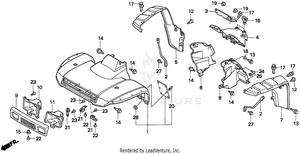 Front Fender Schematic