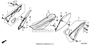 Seat@side Cover Schematic