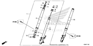 Front Fork Schematic