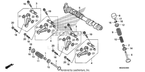 Camshaft + Valve (fr.) Schematic