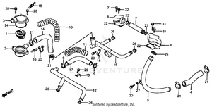 Water Pipe + Thermostat Schematic