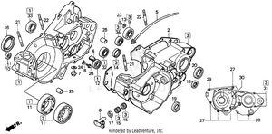 Crankcase 90-91 Schematic