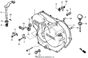 Right Crankcase Cover Schematic