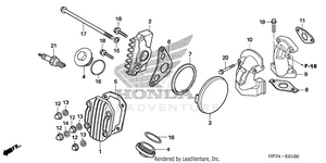 Cylinder Head Cover Schematic