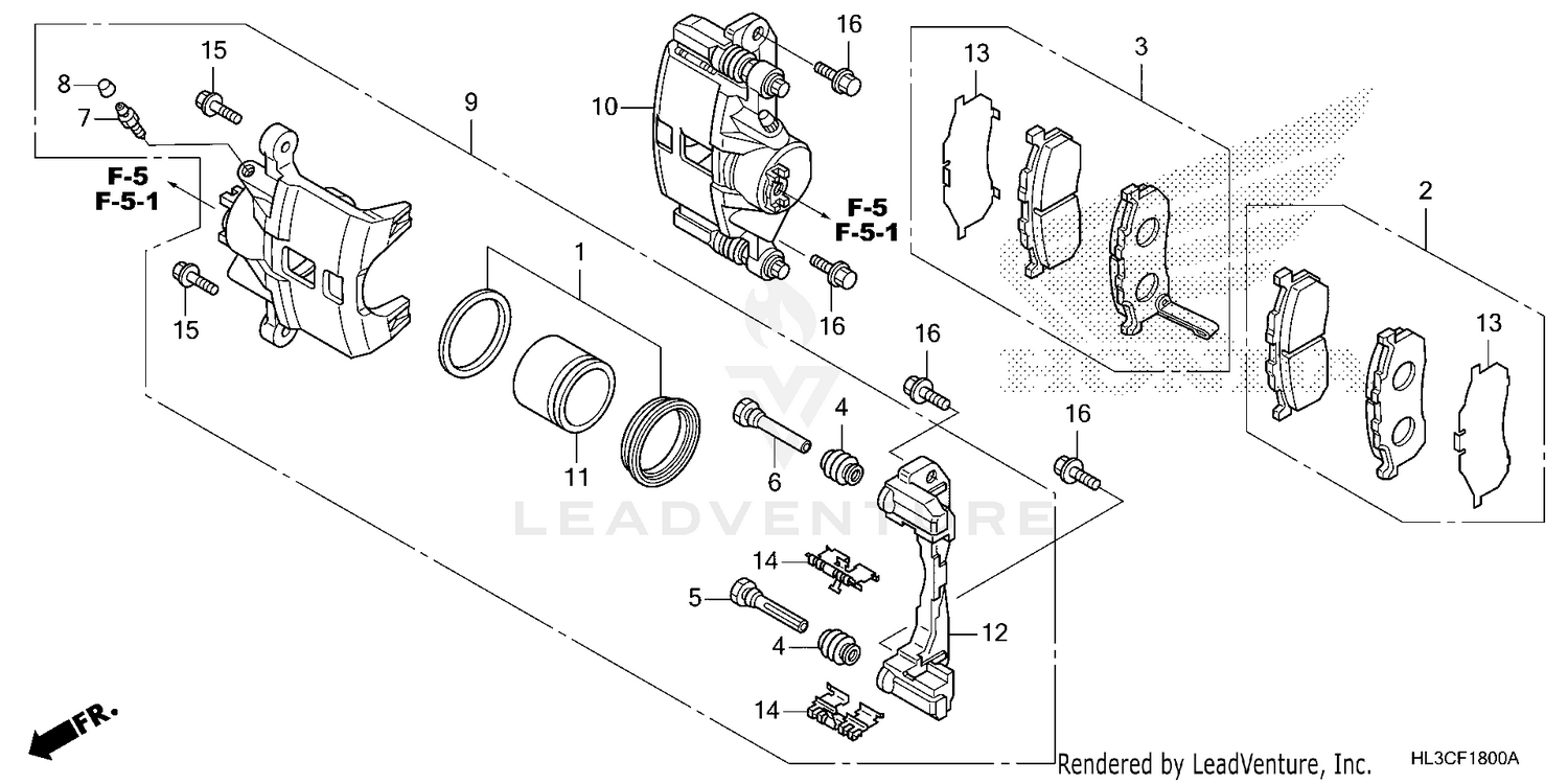 FRONT BRAKE CALIPER
