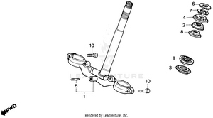 Steering Stem Schematic