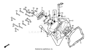 Right Crankcase Cover Schematic