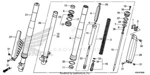Front Fork Schematic