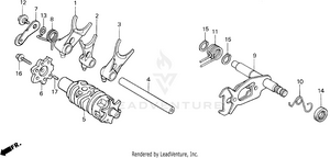 Gearshift Drum Schematic