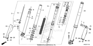 Front Fork Schematic