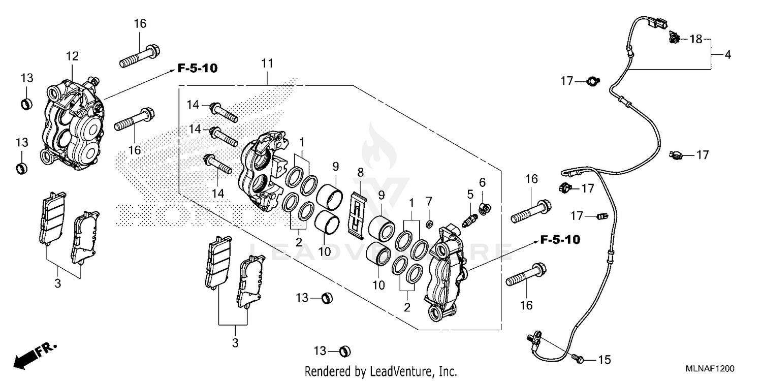 FRONT BRAKE CALIPER