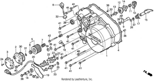 Right Crankcase Cover Schematic