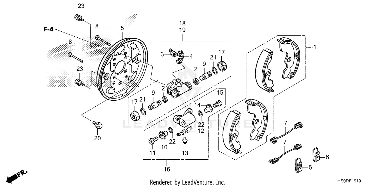 FRONT BRAKE PANEL