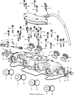 Cylinder Head Cover Schematic
