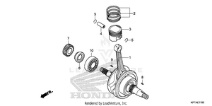 Crankshaft@piston Schematic