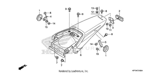 Rear Fender Schematic