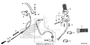 Handle Lever@switch@cable Schematic