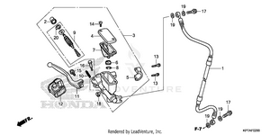 Front Brake Master       Cylinder Schematic