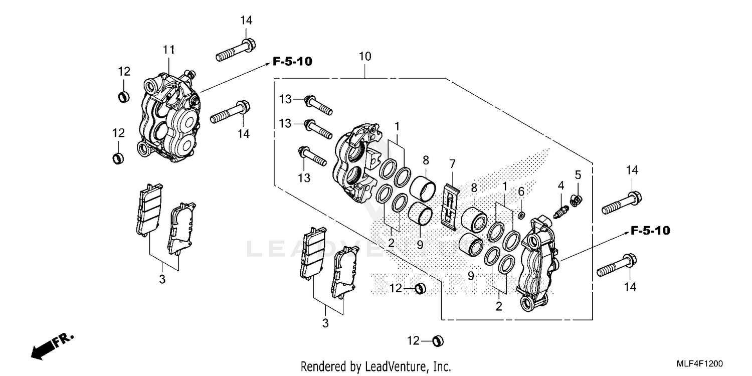FRONT BRAKE CALIPER