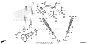 Camshaft@valve Schematic