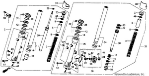 Front Fork Schematic