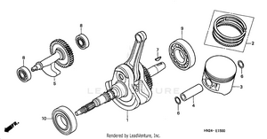 Crankshaft + Piston Schematic