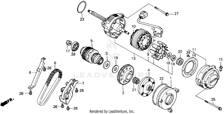 1988 Honda CBR1000F OEM Parts