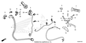 Handle Lever@switch@cable Schematic