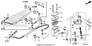 Rear Brake Master        Cylinder Schematic