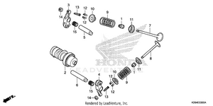 Camshaft@valve Schematic