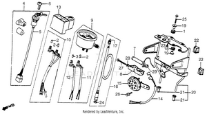 Speedometer + Horn Schematic