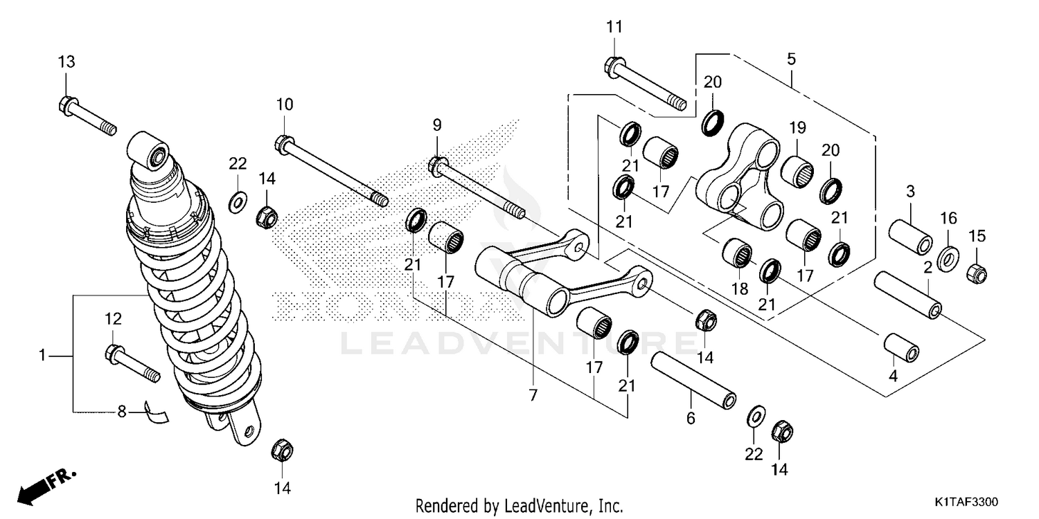 REAR SHOCK ABSORBER